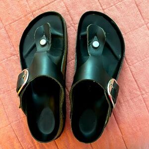 Birkenstock Black Sandals.  Used size 41